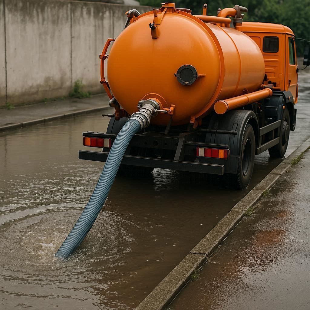 Откачка воды в Балашихе
